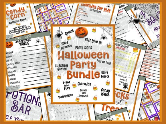 Download Halloween Party Bundle for Kids - Party Collection